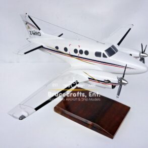 Model of Beechcraft King Air C90 with detailed craftsmanship.